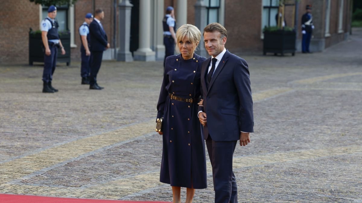 Brigitte y Macron, en una de sus apariciones juntos en público en París.