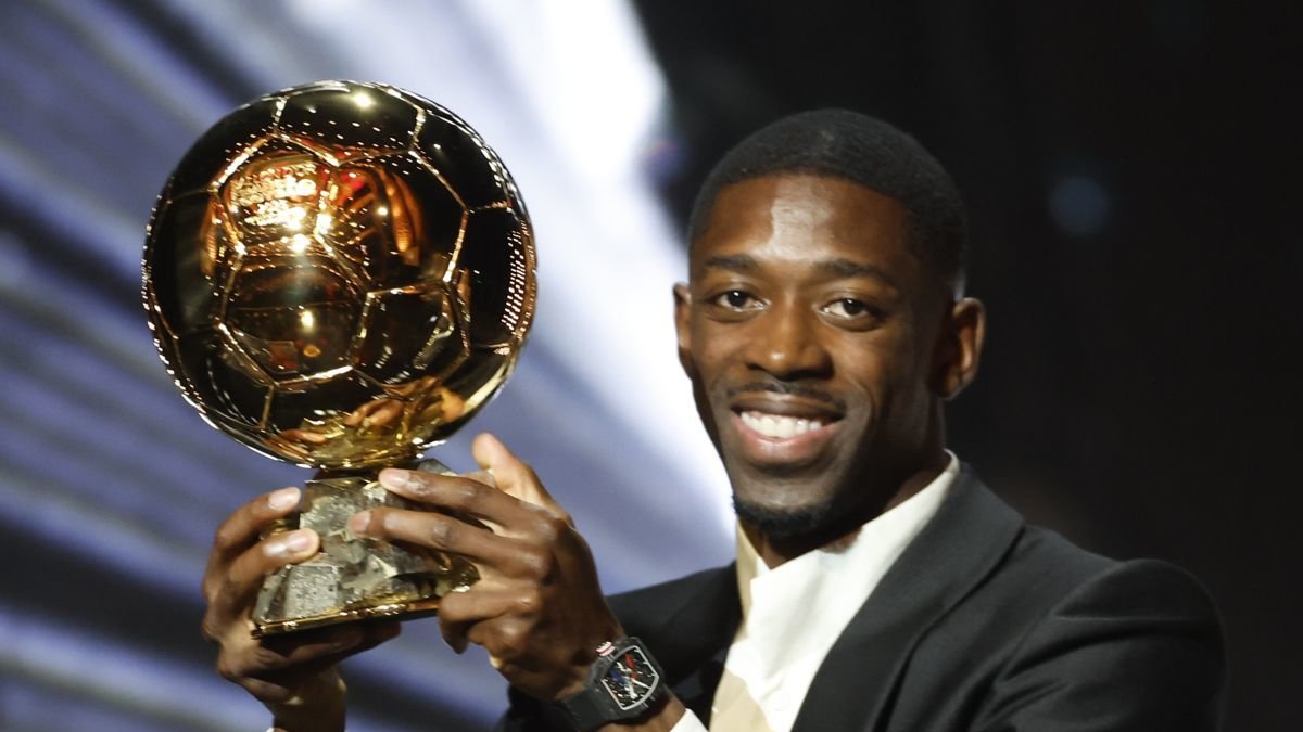 Dembélé se alza con el Balón de Oro