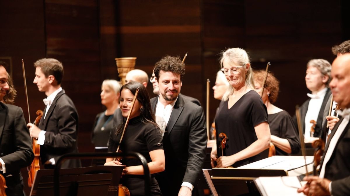 Un momento del concierto.