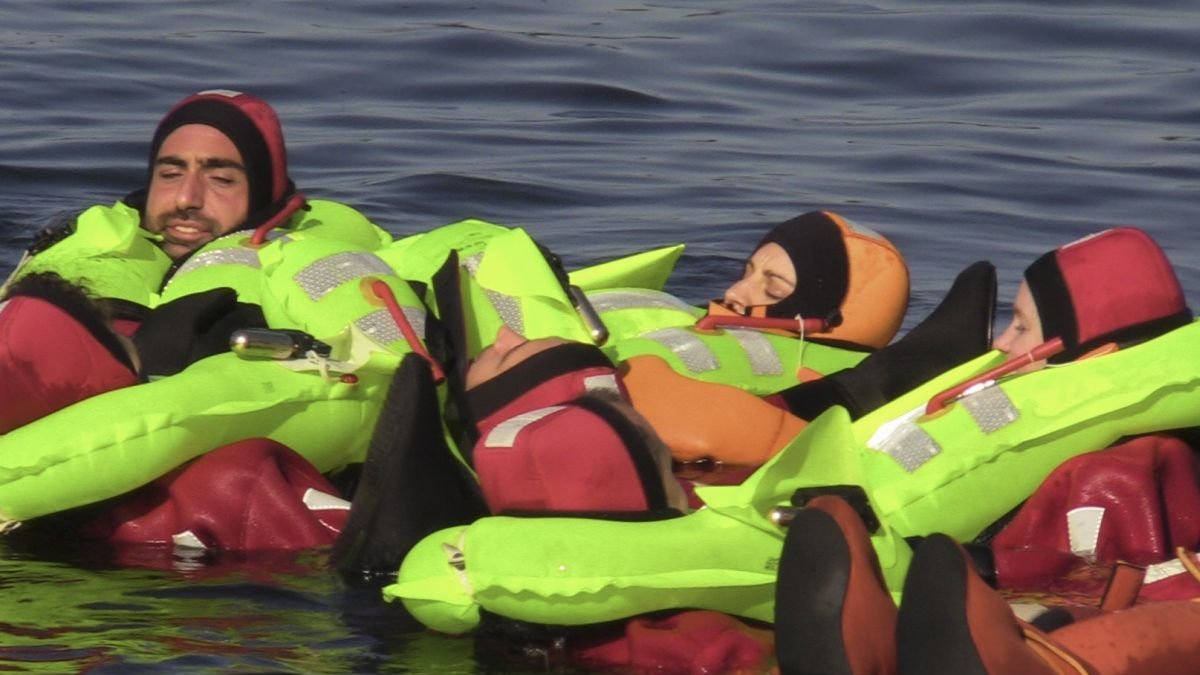 Entrenamientos de astronautas en Alemania, con pruebas similares a las de Burgos.