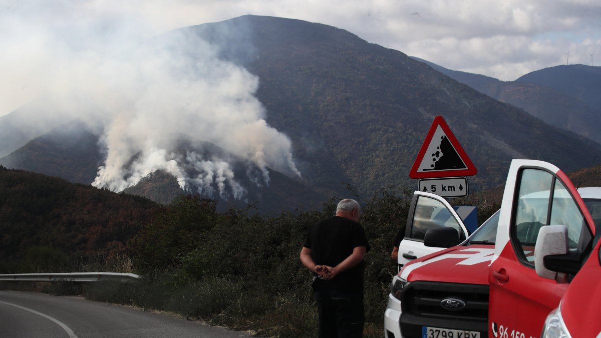 La zona de los Compludos se vio afectada este verano