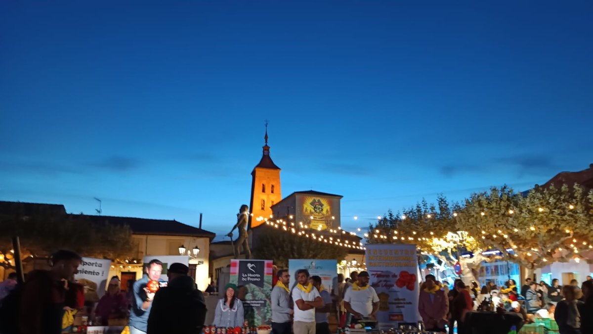 Fresno de la Vega, en la feria del Pimiento Morrón.