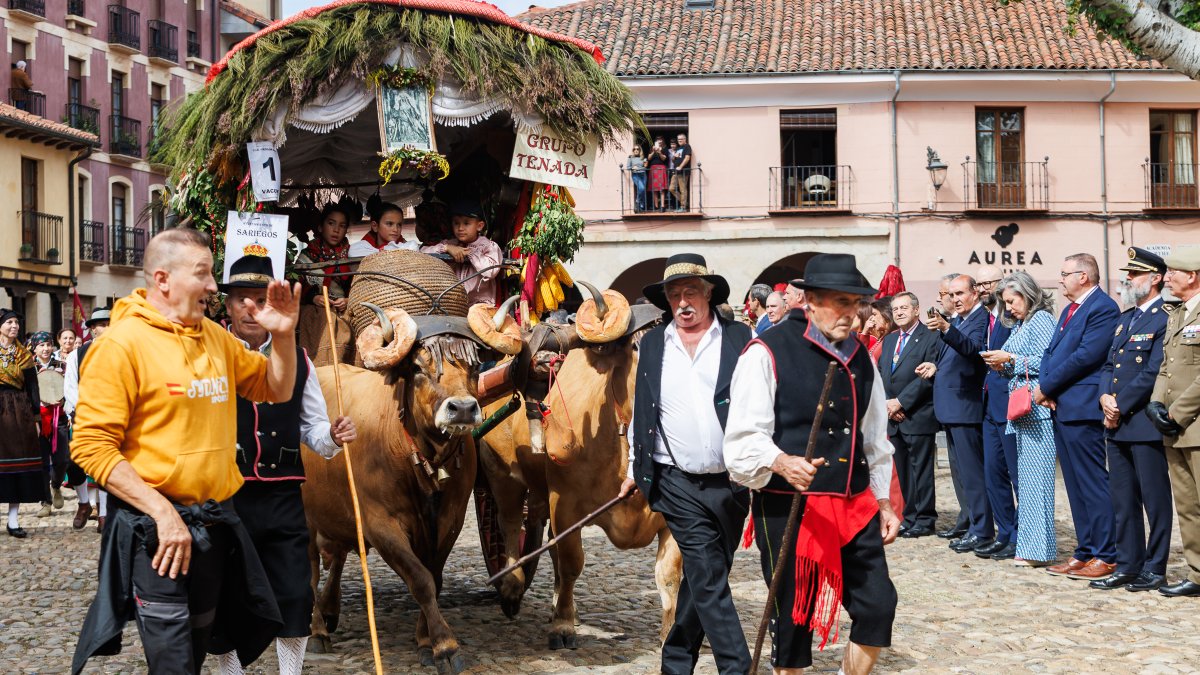 Concurso y desfile de carros engalanados por San Froilán.