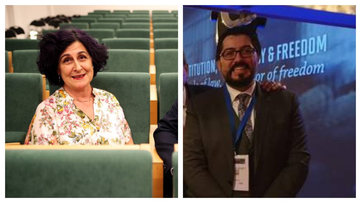 Pilar Pérez y David Díez.