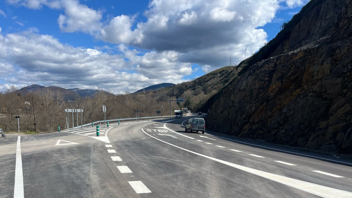 Carretera de Ponferrada a Villablino.