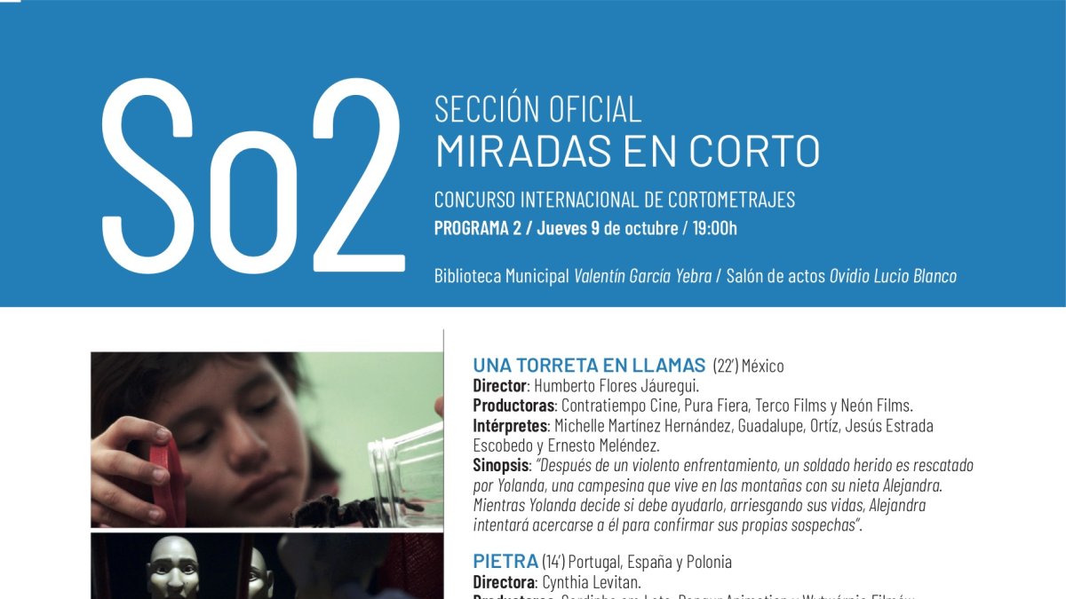 Parte del programa de la sección oficial de cortos.