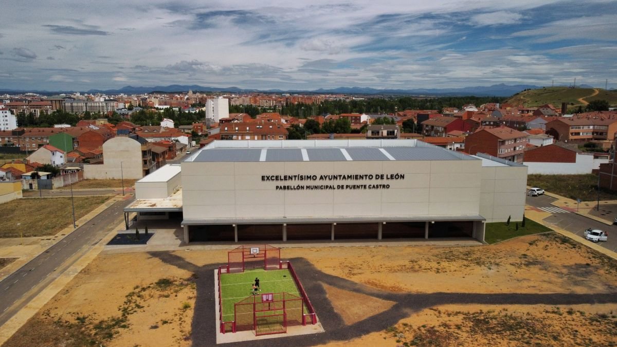 Zona en la que se creará un jardín y áreas de deporte.