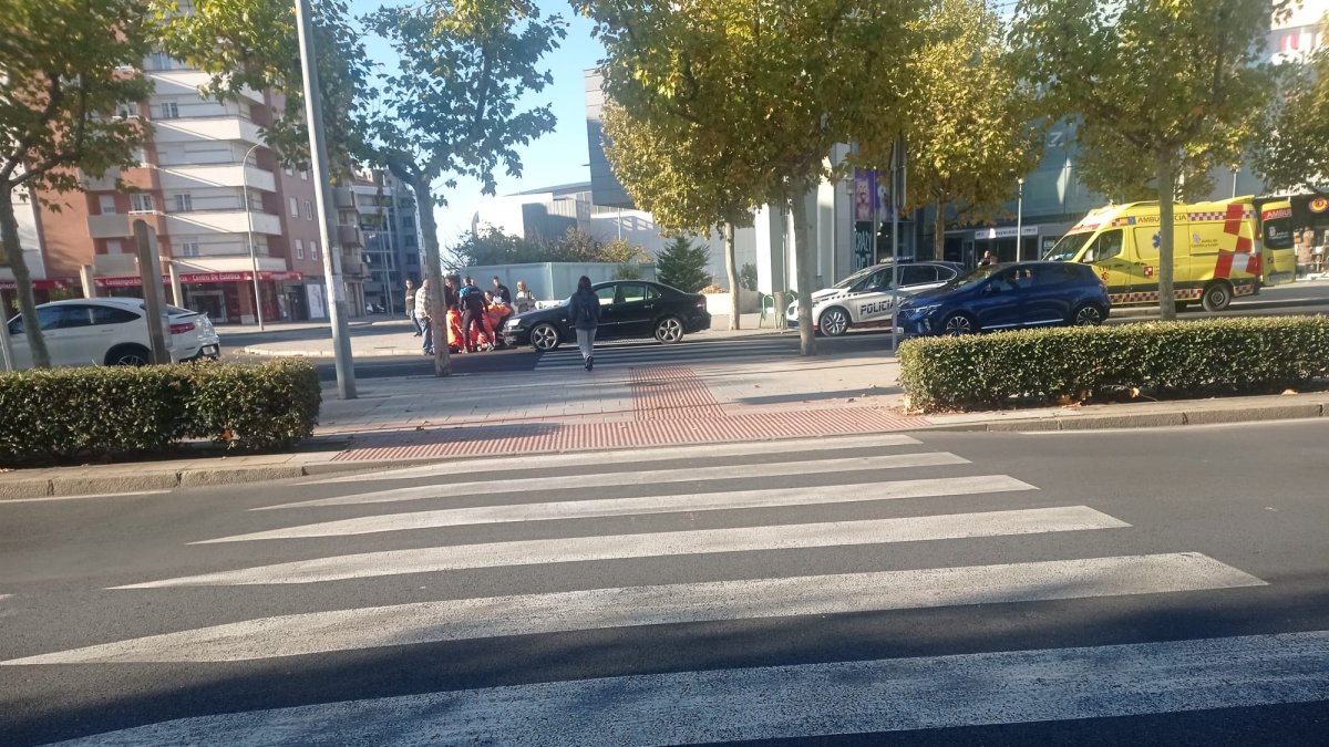 Lugar donde tuvo lugar el atropello.