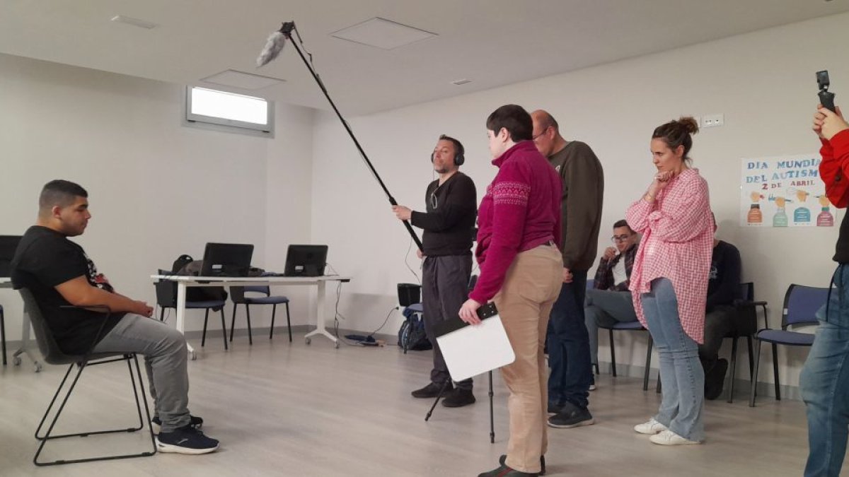 Un momento del rodaje de 'Divergentes'.