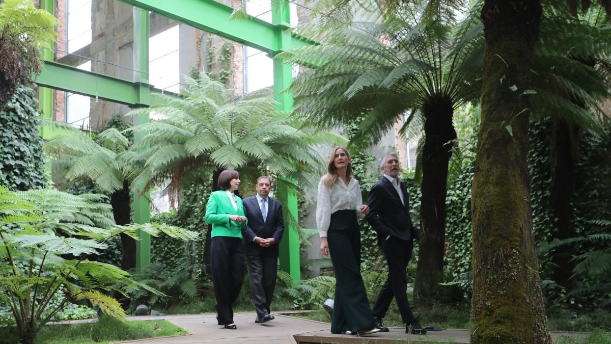 Diana Morant, Luis Planas, Sara Aagesen y Fernando Grande-Marlaska en el Fuego Verde de La Térmica Cultural.