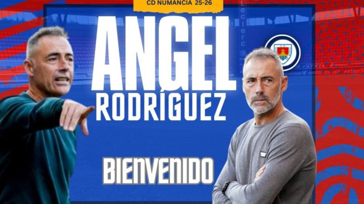 El leonés Ángel Rodríguez, nuevo entrenador del Numancia.