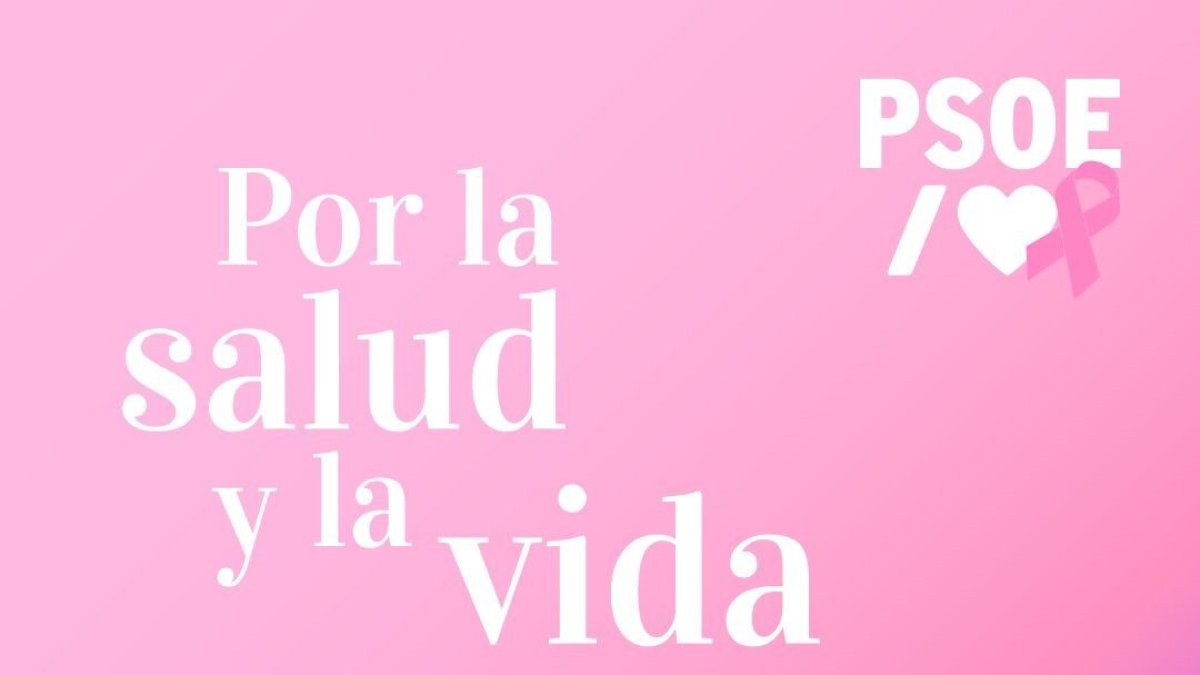El PSOE se une a la jornada reivindicativa con el lema: la sanidad debe ser pública, gratuita, universal y de calidad.