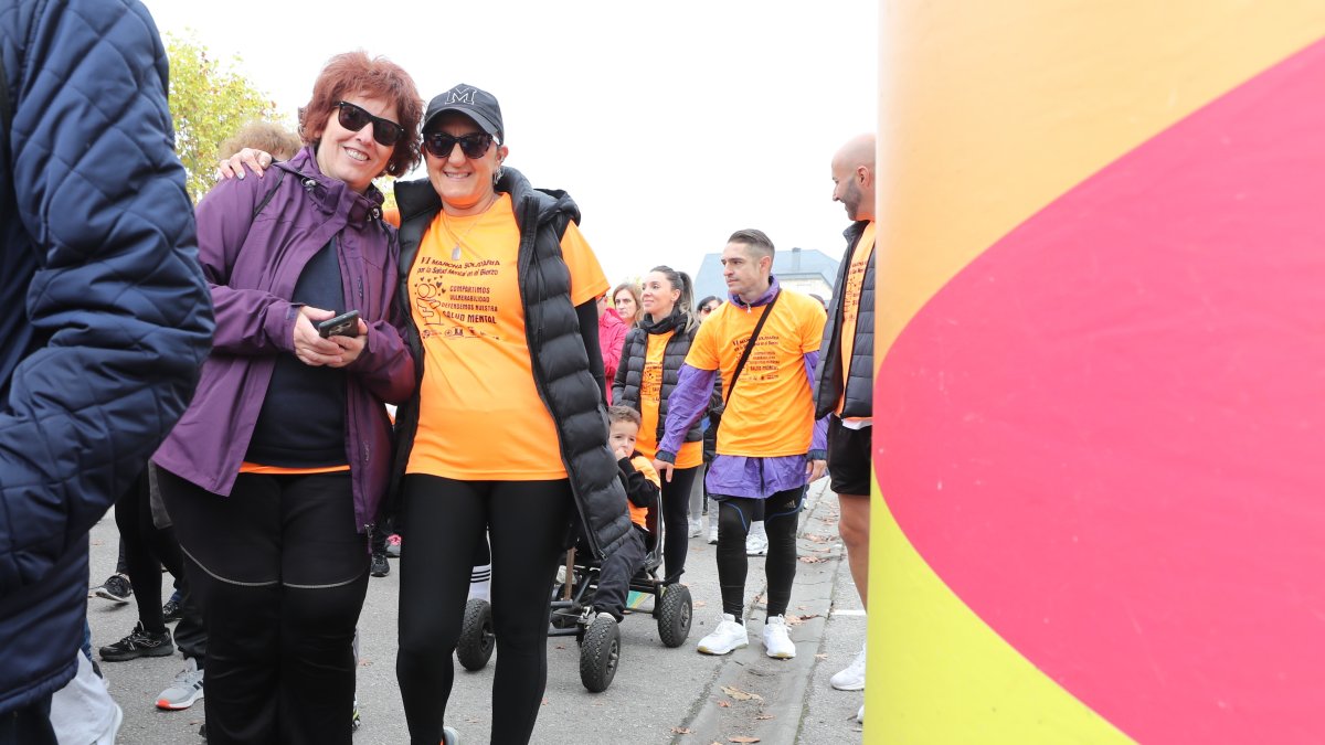 Una edición anterior de la  marcha por la Salud Mental en Ponferrada