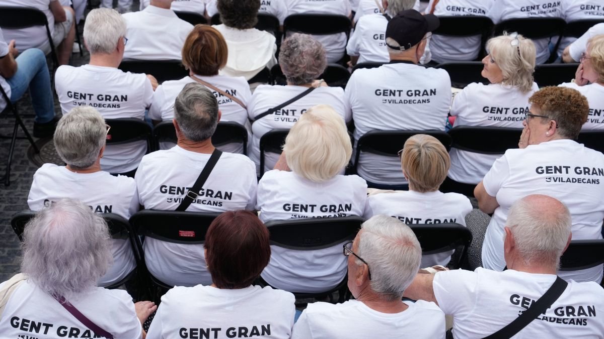 Foto de archivo del 1 de octubre con una movilización en Barcelona «por una sociedad libre de edadismo