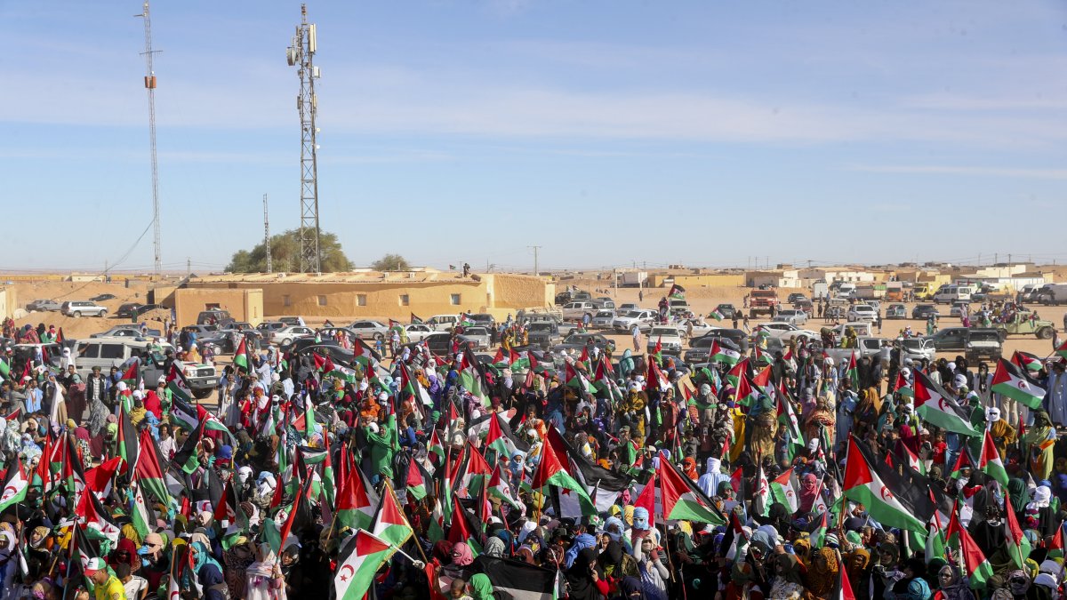 Miles de saharauis acudieron este jueves a la cuarta convocatoria de protestas esta semana contra la iniciativa estadounidense para el Consejo de Seguridad de la ONU que propondría una autonomía en Marruecos para el Sáhara Occidental, ante lo que los manifestantes aseguraron que