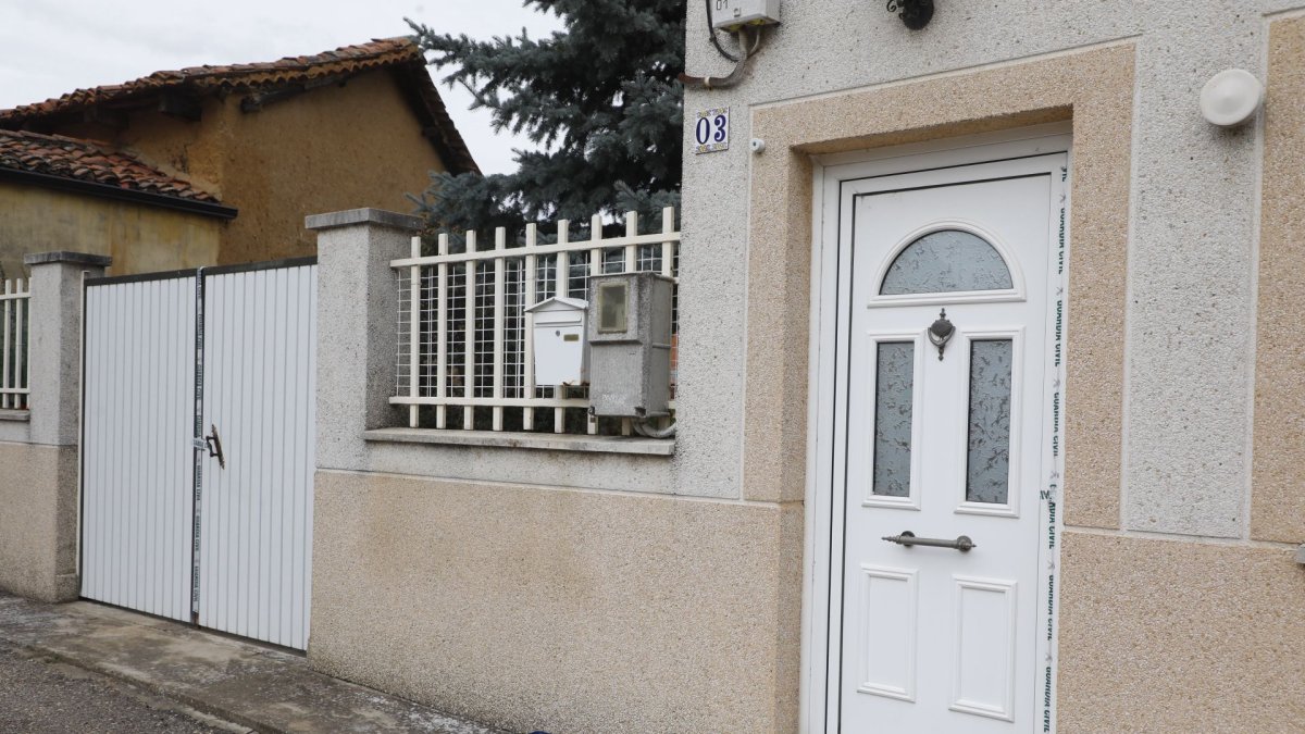 Vivienda donde apareció el cadáver.