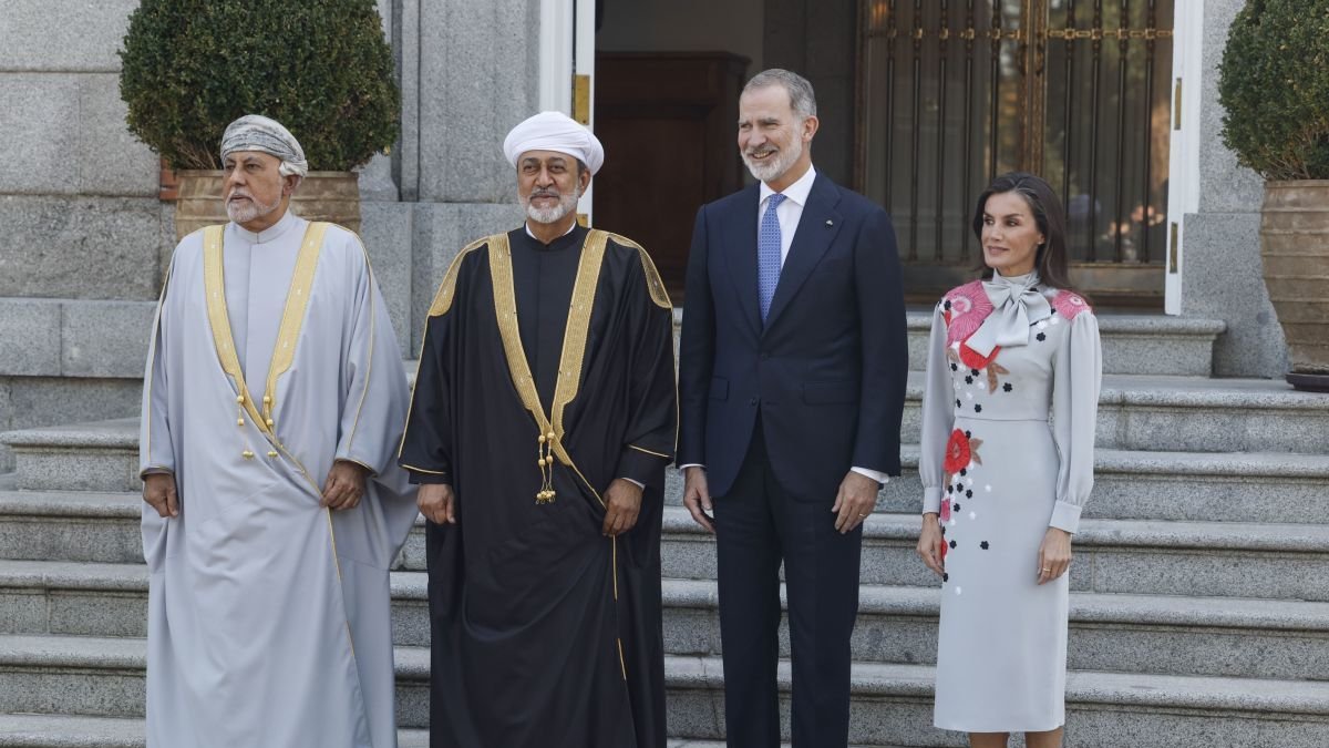 Visita a los reyes de España.