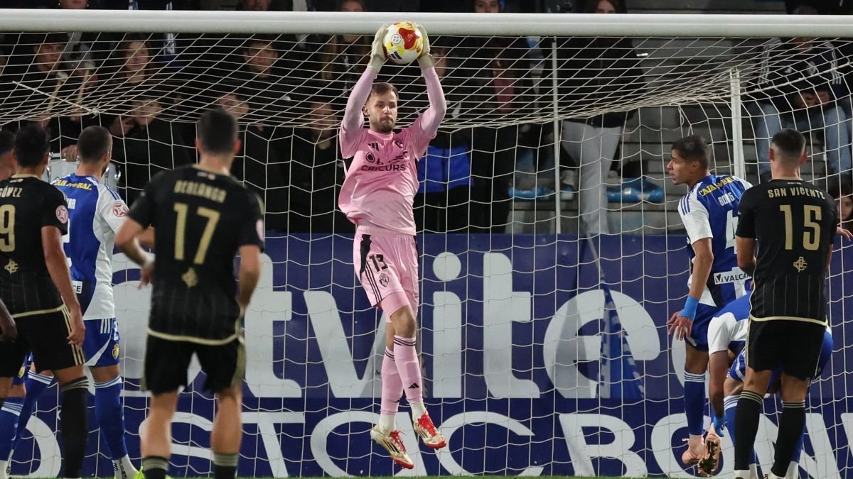 Ángel Jiménez sólo ha encajado un gol en la Liga.