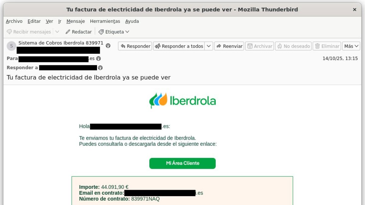 La Guardia Civil alerta de una nueva estafa que suplanta a Iberdrola y ...
