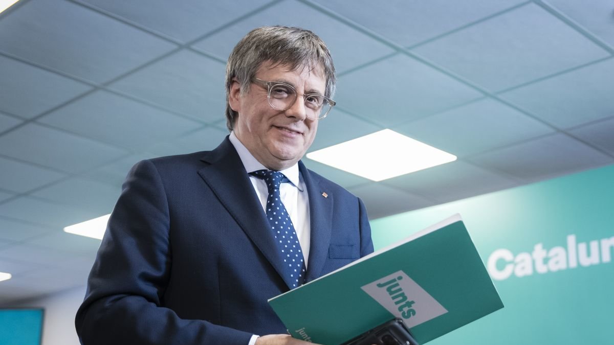 El presidente de JxCat, Carles Puigdemont.