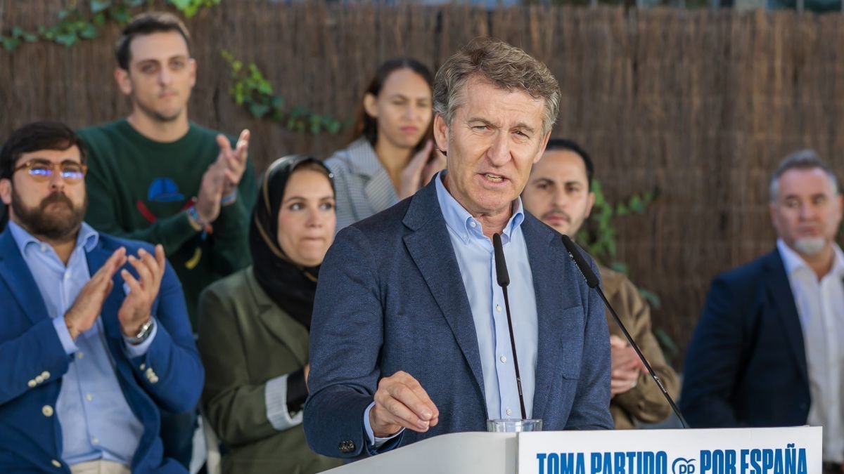 El presidente del PP, Alberto Núñez Feijóo.