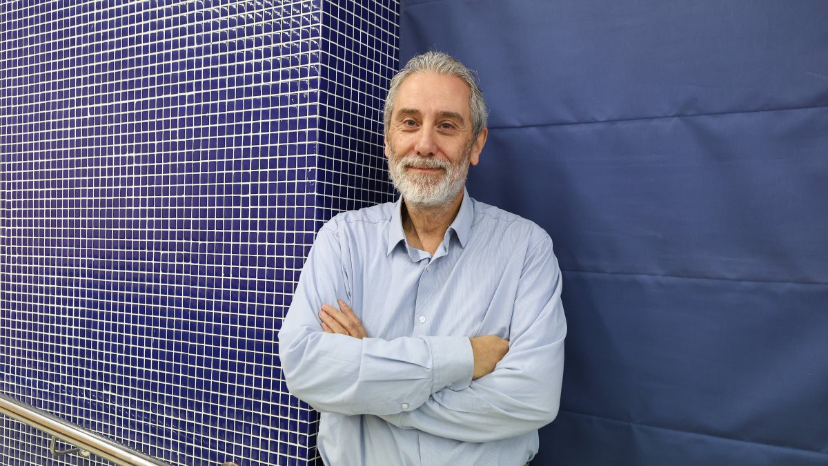 Javier Giráldez, ayer antes de la conferencia.