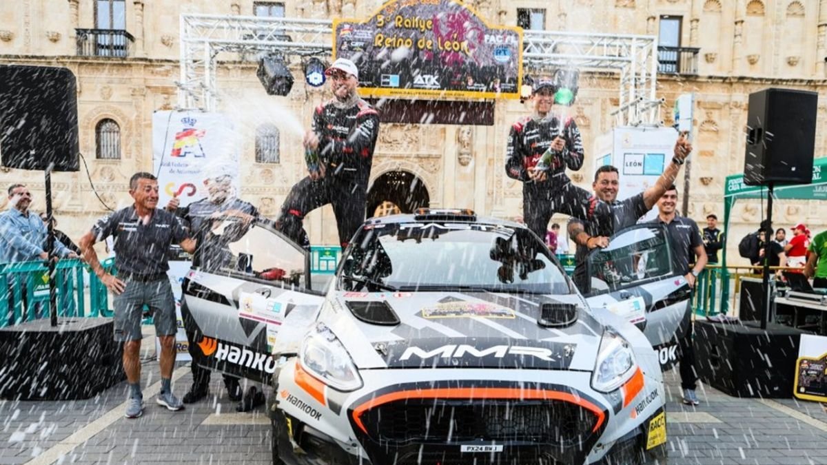 Gil Membrado se apuntó el triunfo en la edición del Rallye Reino de León 2025.