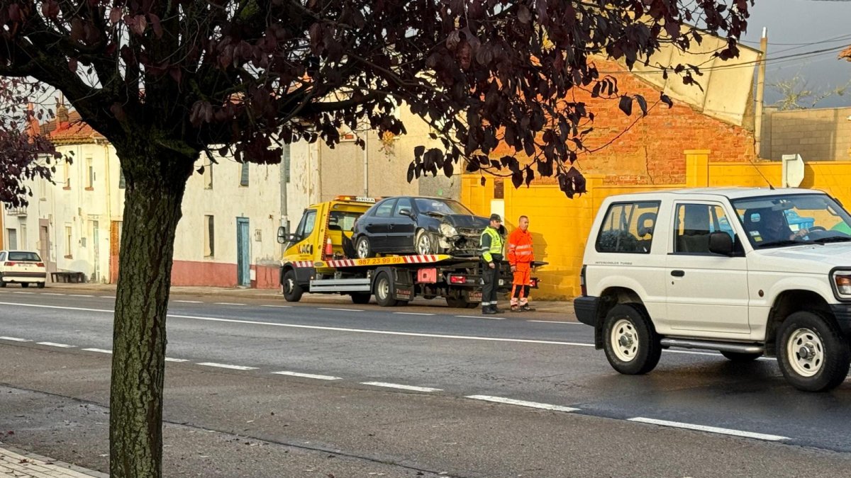 Accidente en Valverde de la Virgen