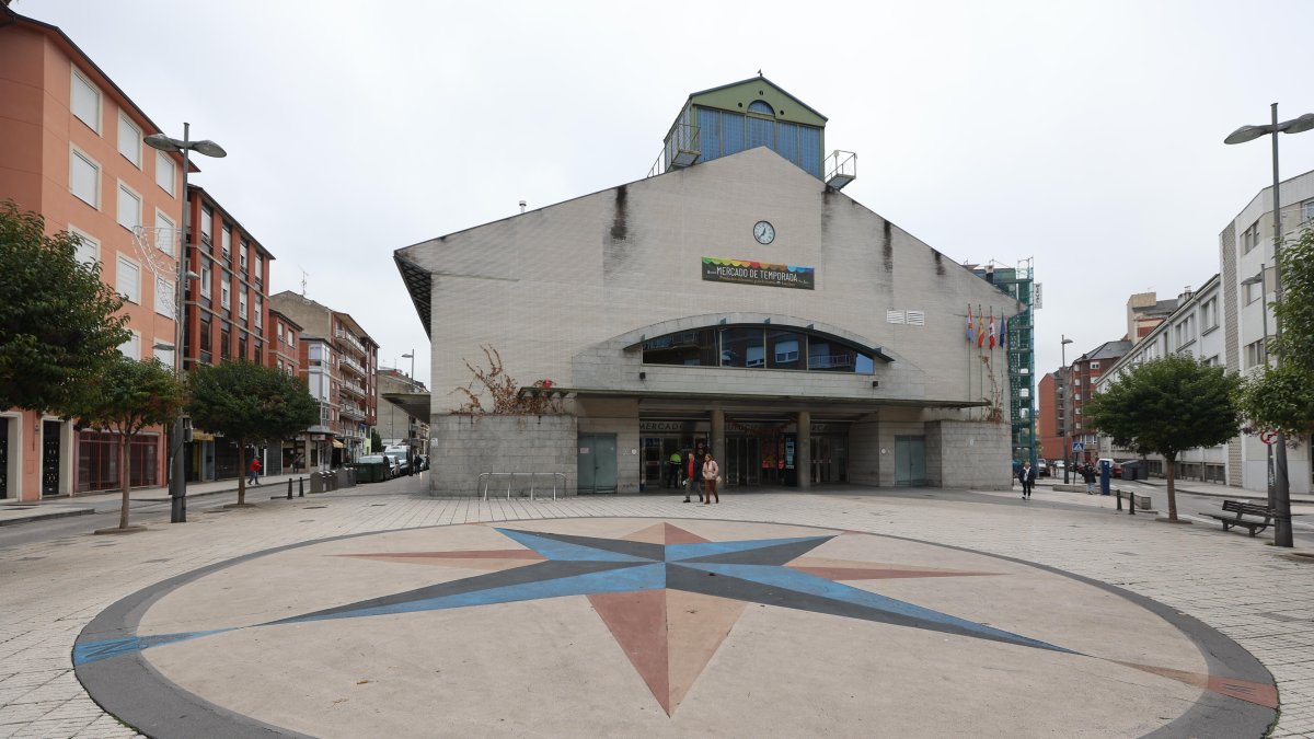 Exterior del Mercado de Abastos de Ponferrada.