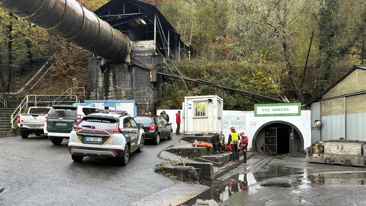 Accidente en la mina de Vega de Rengos en Cangas del Narcea.