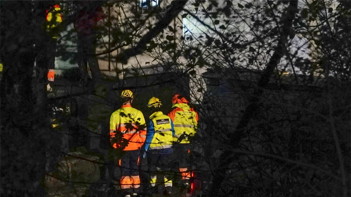 La mina de Cangas del Narcea en la que este viernes han fallecido dos trabajadores. 