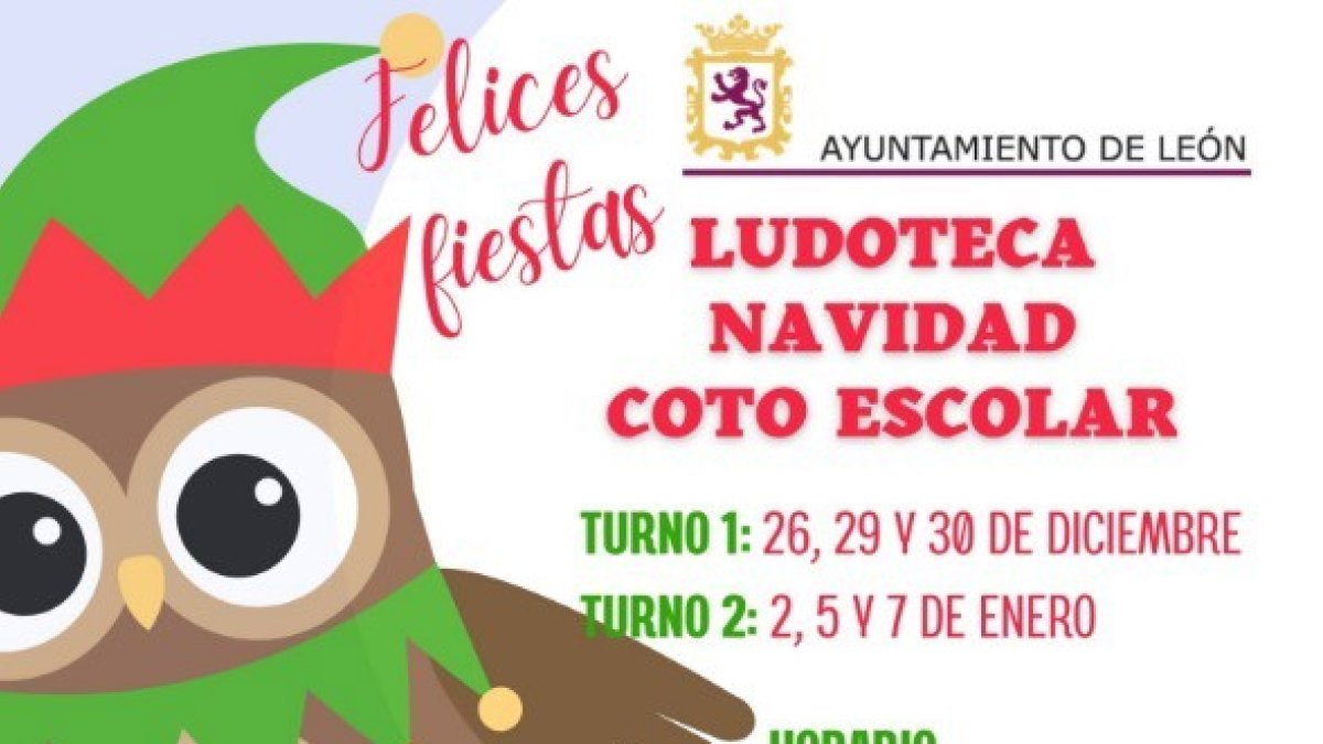 El Coto Escolar programa un Campamento de Navidad durante las vacaciones escolares.