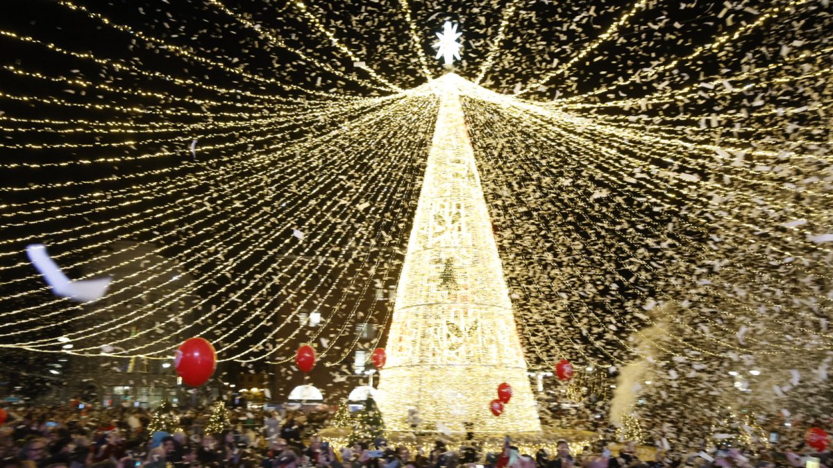 León enciende la Navidad.