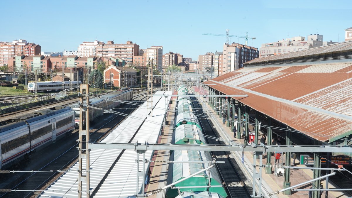 Estación de trenes Valladolid-Campo Grande.