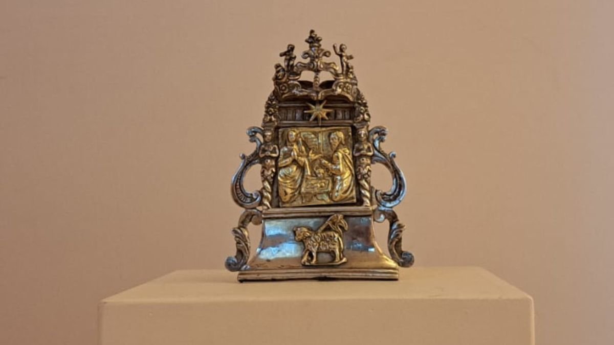 El misterioso portapaz de plata de origen desconocido.