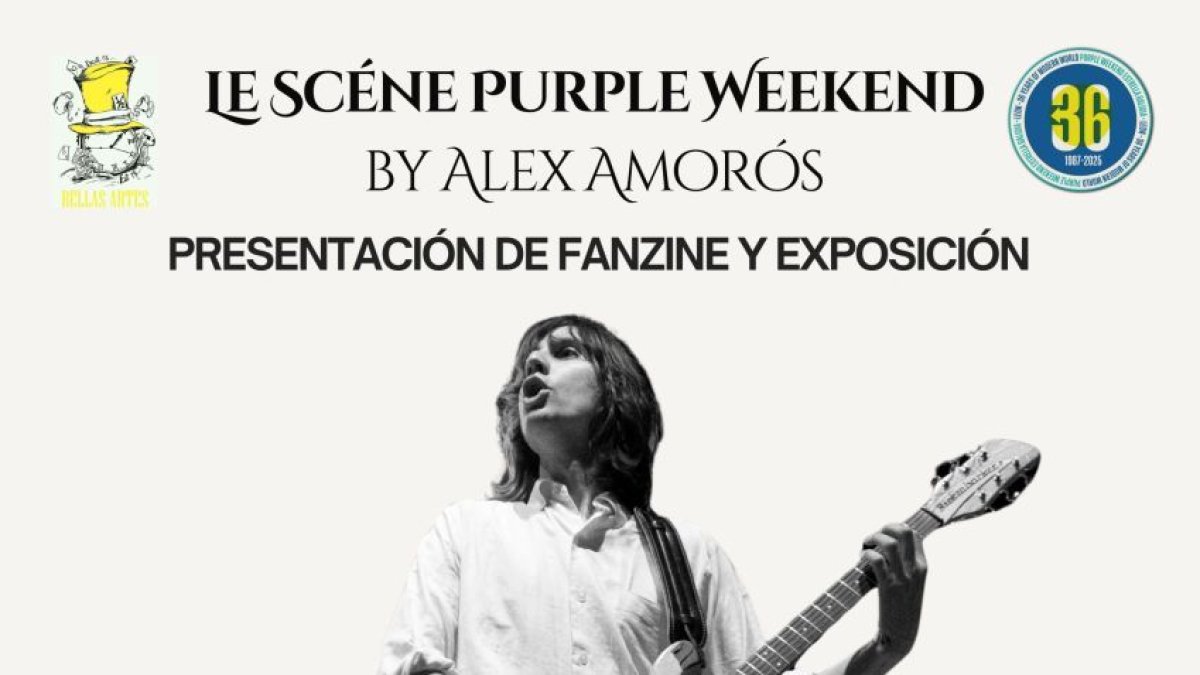 Fanzine de Alex Amorós para el Purple Weekend.