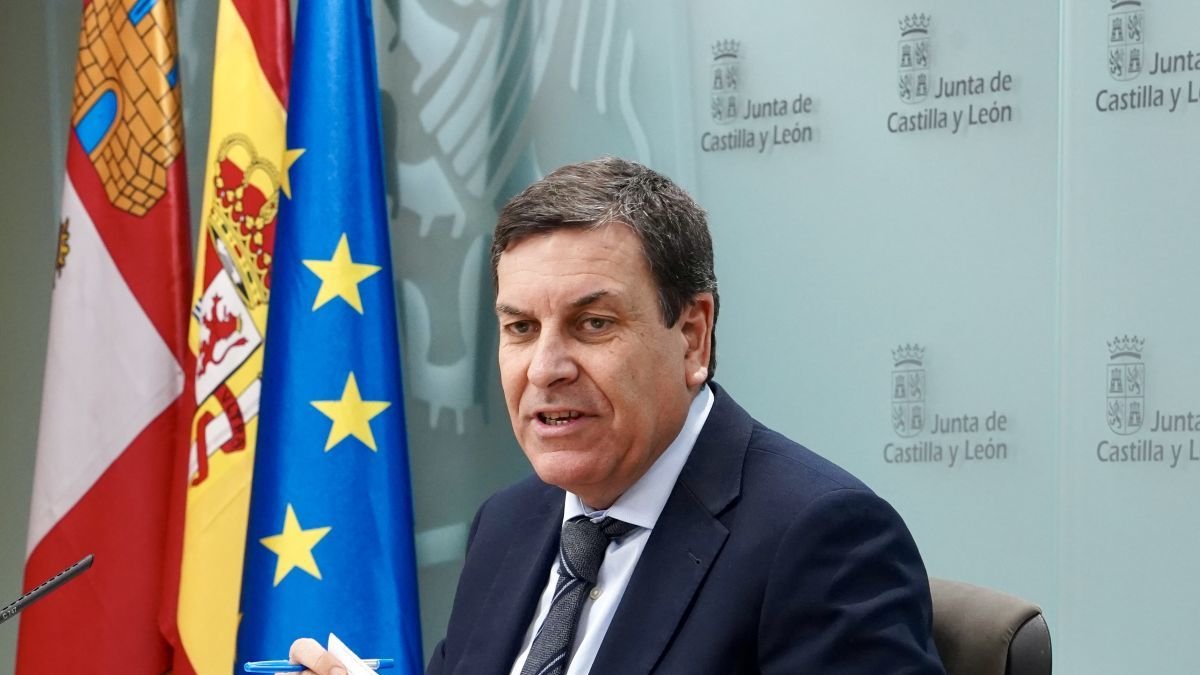 El consejero portavoz de la Junta, Carlos Fernández Carriedo.
