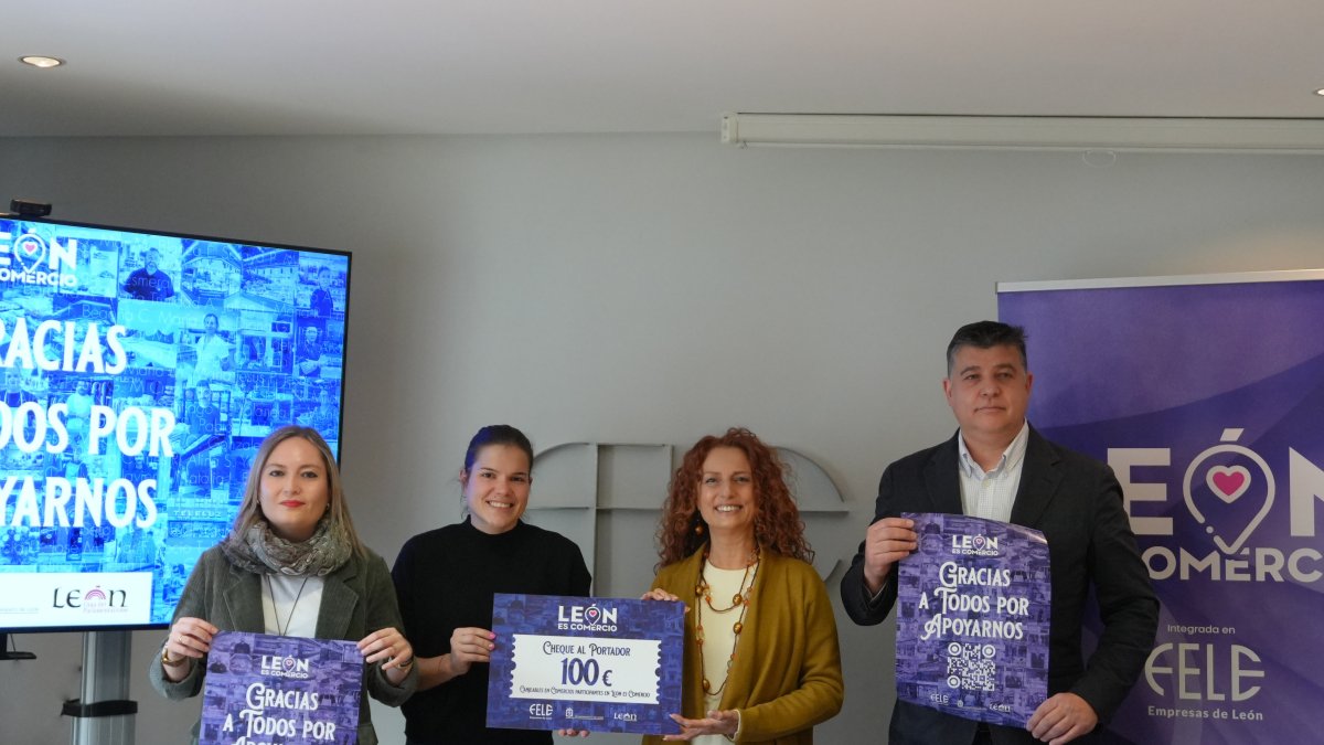Cierre de la campaña de León Es Comercio.