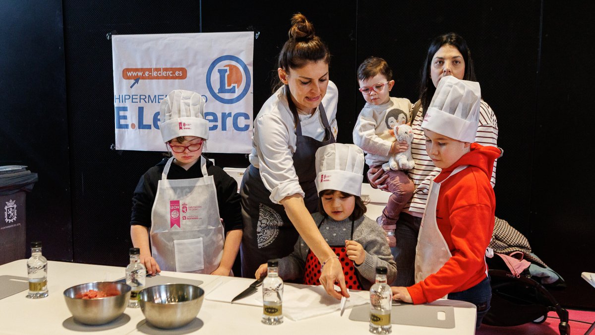 Taller inclusivo en la Feria de Productos de León.