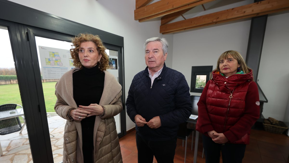 María Pardo, Raúl Valcarce, y Rosana Velasco