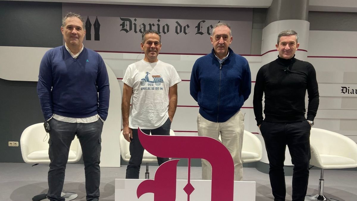 Óscar Díez, Fraguas, Juan Simón y José Antonio Pérez.
