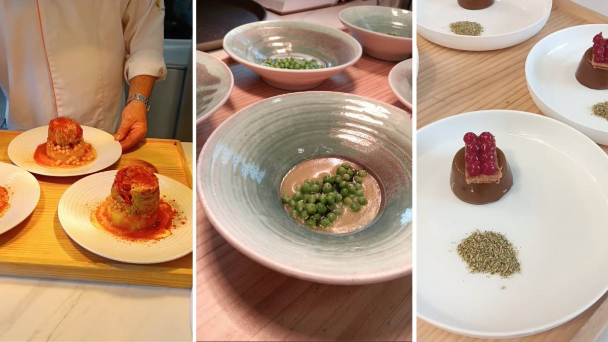 Selección de platos del restaurante La Tronera, en Villadepalos (León), donde el producto local y la estética cuidada definen una propuesta gastronómica con identidad propia