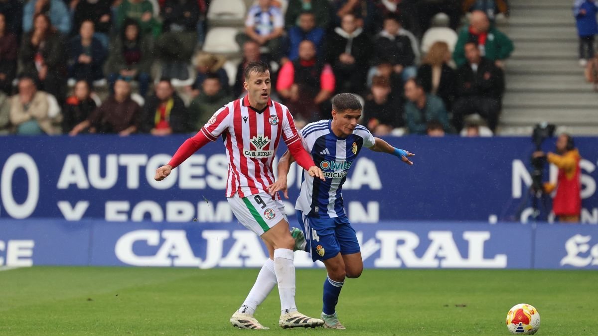 Moltenis pelea con Eslava en el Deportiva-Zamora CF.