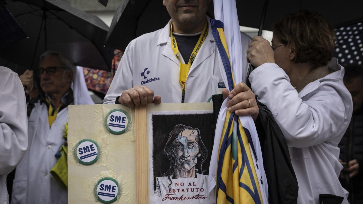 Protestas de los médicos.