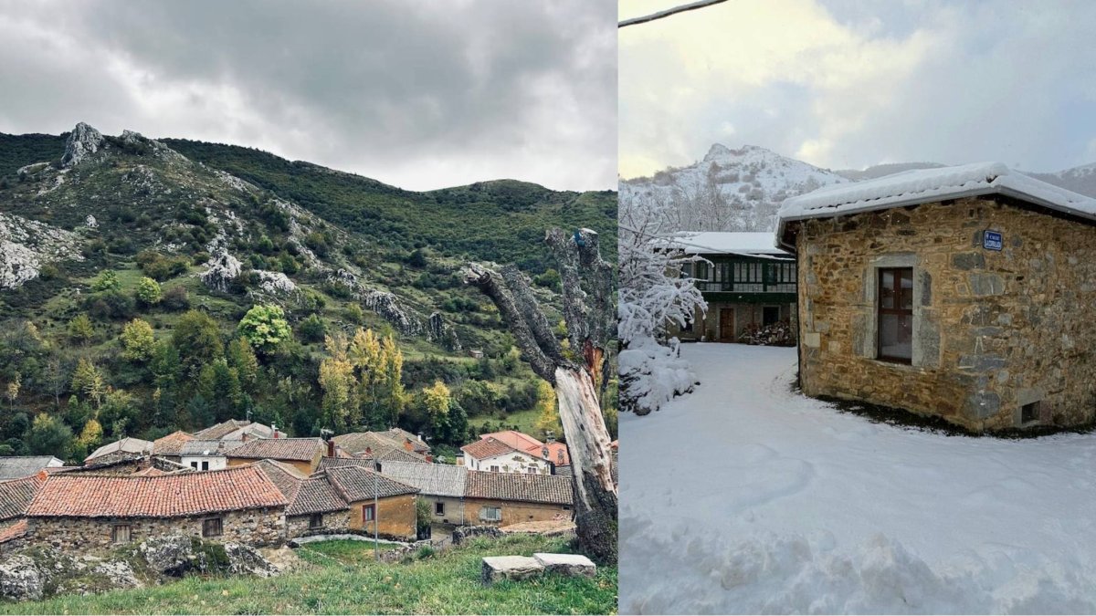 Solle es una pequeña aldea de montaña en León que en invierno se transforma en un refugio blanco, ideal para escapadas rurales entre amigos.