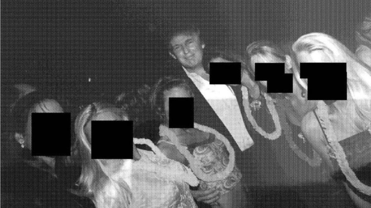 Imagen de Donald Trump publicada por los demócratas.