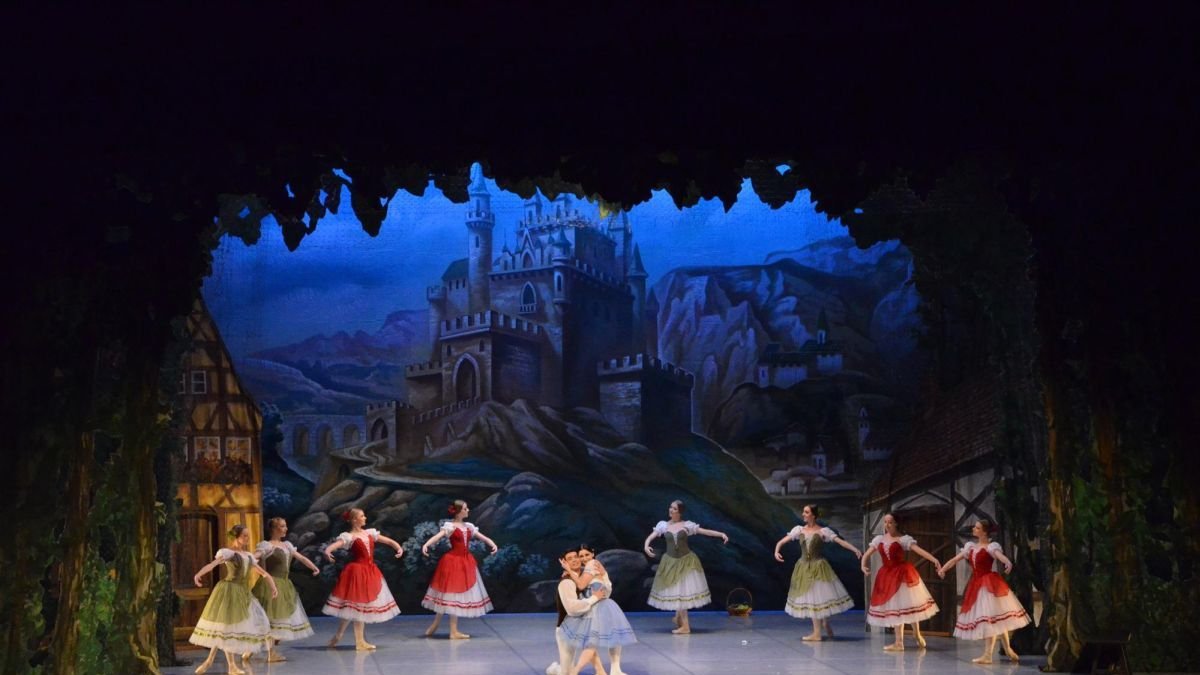 Un momento de la representación de ballet 'Giselle'.