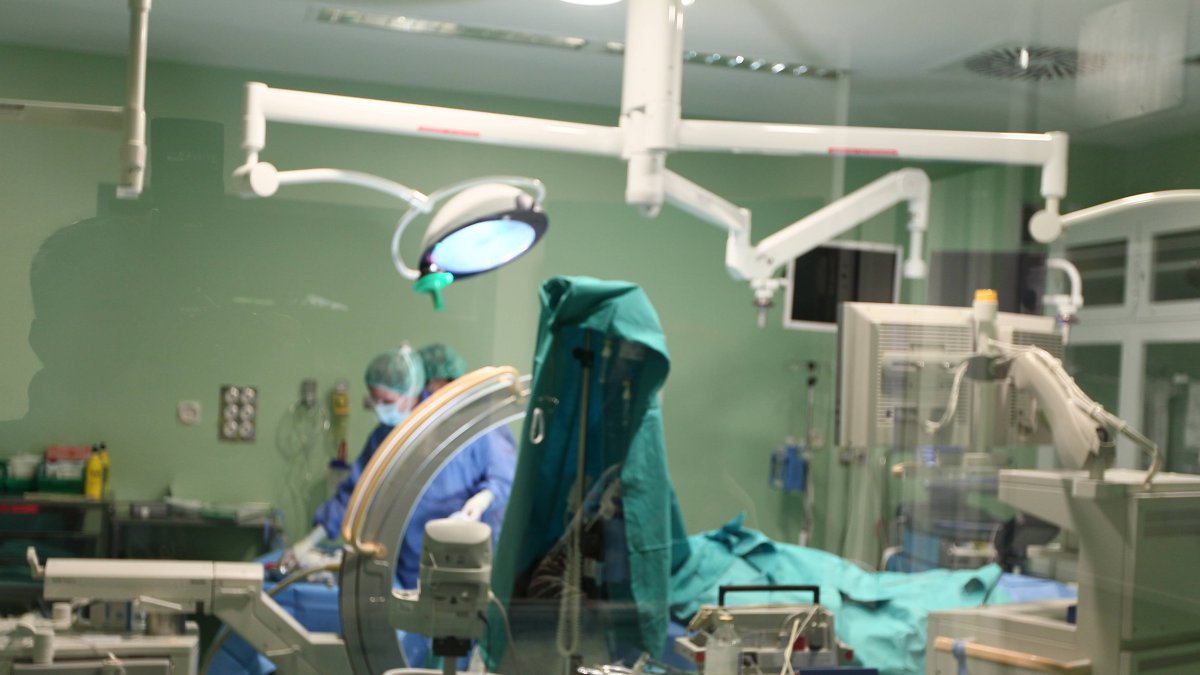 Un quirófano del servicio de Cardiología.