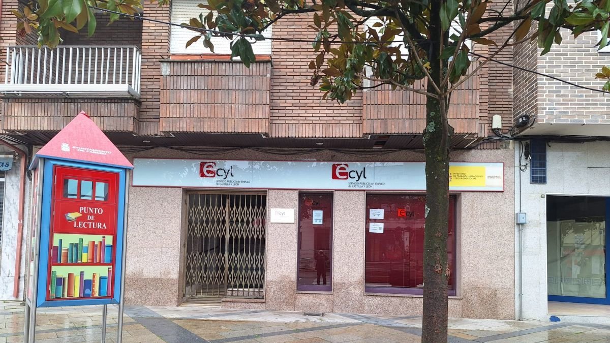 La oficina del Ecyl de Fabero.