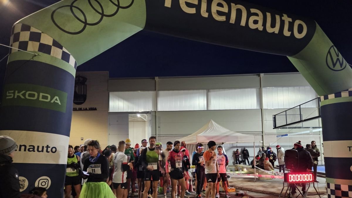 Momentos previos a la salida de la carrera.